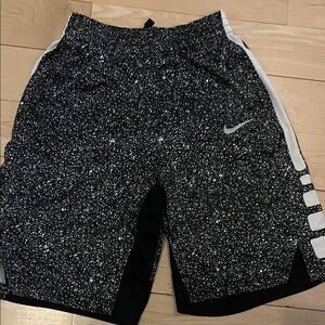 Nike boy’s Black and White Athletic Shorts
